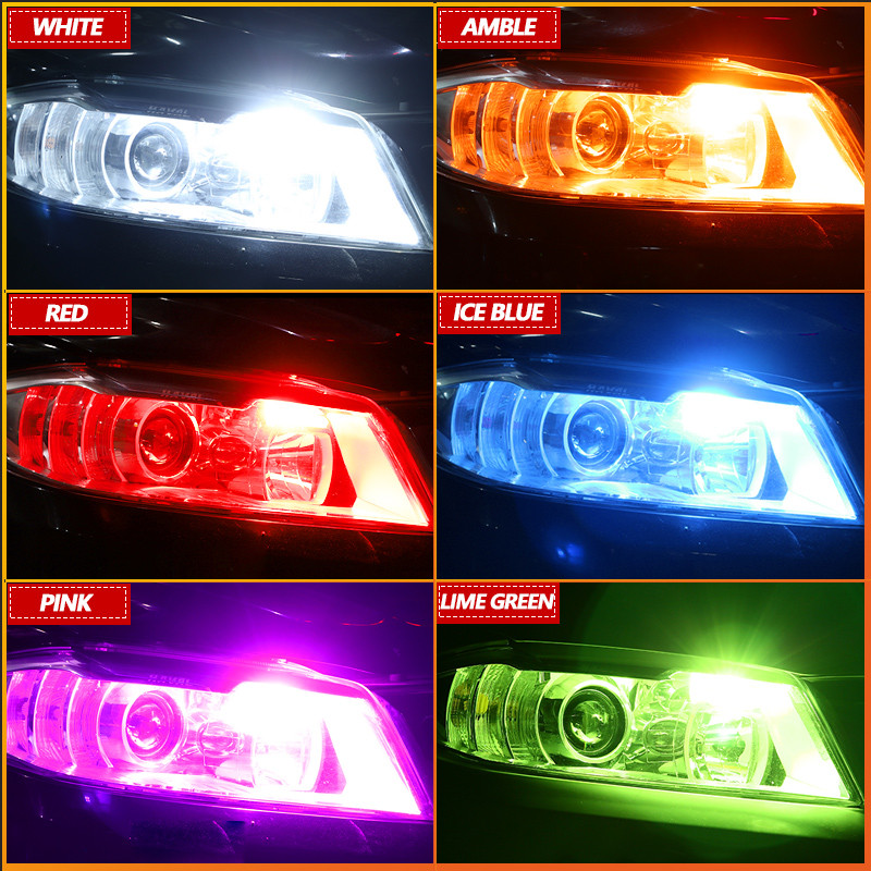 1 cặp (2 CHIẾC) VF3 Bóng Đèn Led Demi T10/W5W - Trắng/Xanh băng/Đỏ/Vàng/Hồng/Xanh chanh