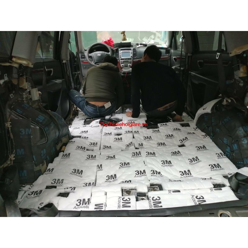 10 Tấm Bông Tiêu Âm 3M Chống Ồn Cách Âm Hiệu Quả Kích Thước lớn 80x50cm