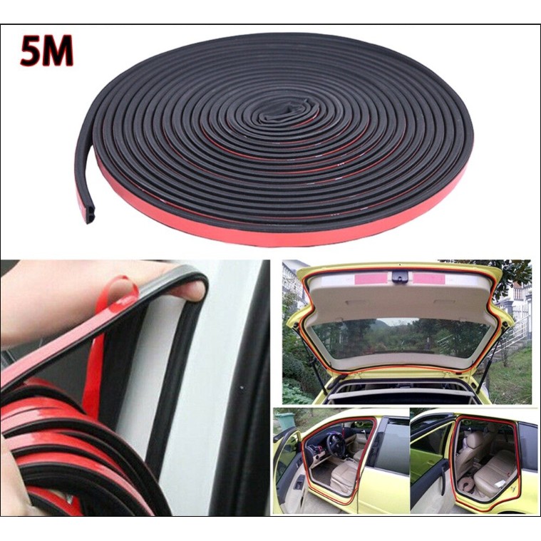 8met Gioăng cao su chống ồn chữ B cho ô tô | Ron cao su chữ B cách âm chống ồn cho xe hơi