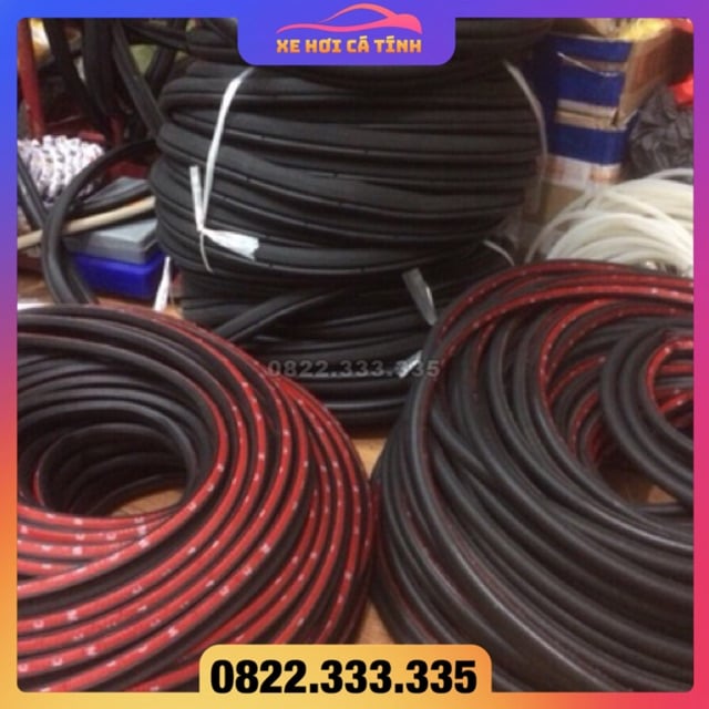 [BÁN BUÔN] Cuộn 100m gioăng cao su chữ P chống ồn cách âm chuyên dụng cho cánh cửa