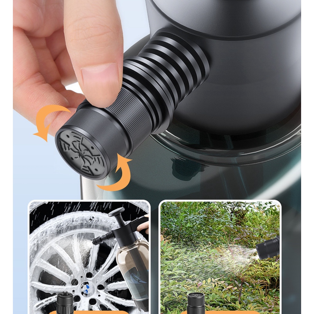 Bình Xịt Tạo Bọt Tuyết Rửa Xe Ô Tô , Xe Máy Bình Tưới Cây Cầm Tay Tiện Dụng Bọt Rửa Xe Không Chạm