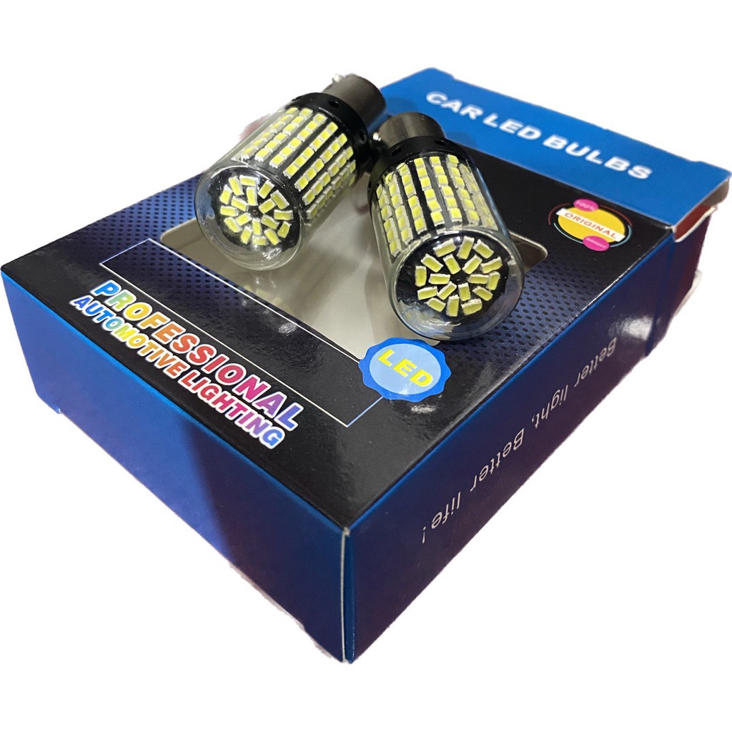 Bóng Đèn LED Siêu Sáng 12v T20 144 mắt led S25 1156 Ba15S P21W Cho Xe Hơi Bay15D Bau15S Py21W T20 7440 W21W W21 / T25