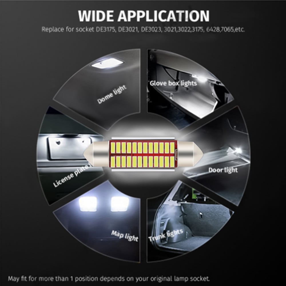 Bóng đèn led siêu sáng lắp trần xe VF3, Limo green