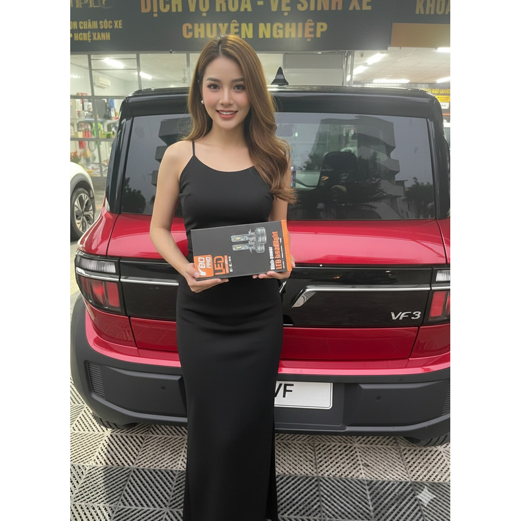 Bóng Đèn LED VF3 pha xa, pha gần, pha cos - Trắng 6000K 160W 22000LM công suất chuẩn