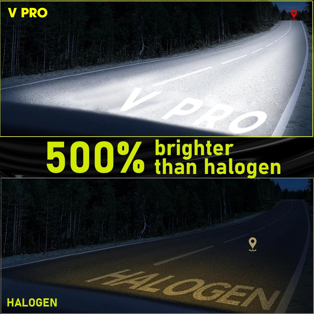 Bóng Đèn LED VF3 pha xa, pha gần, pha cos - Trắng 6000K 160W 22000LM công suất chuẩn