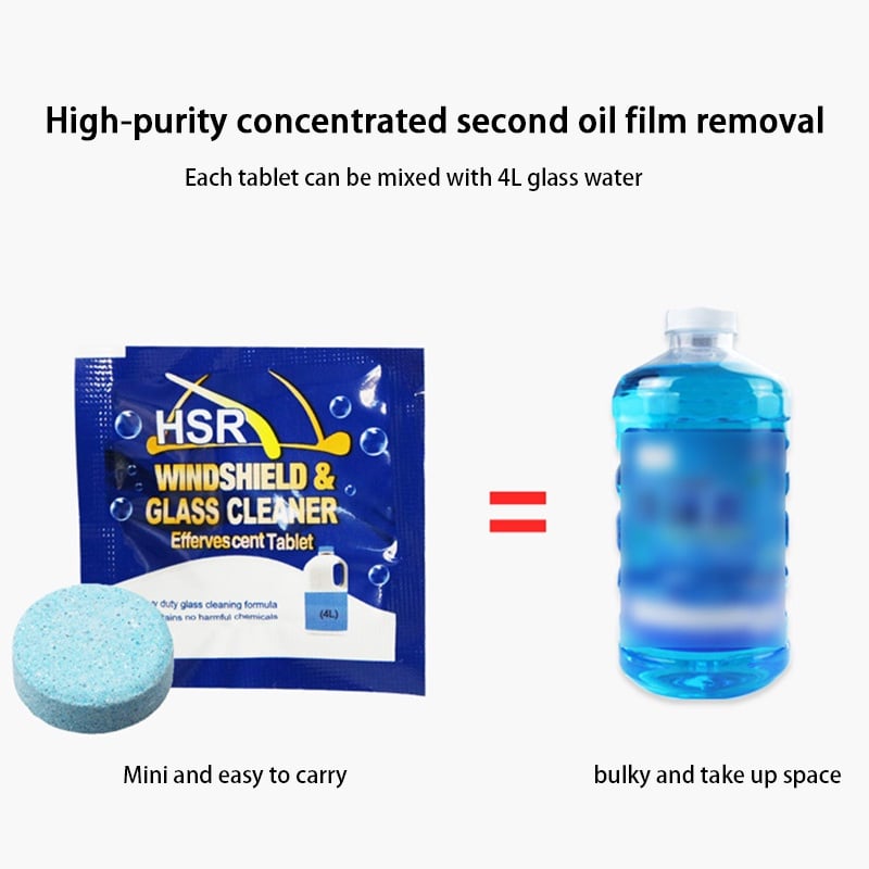Combo 10 viên sủi rửa kính xe ô tô - Trendyhome Store - Cửa hàng nội thất ô tô
