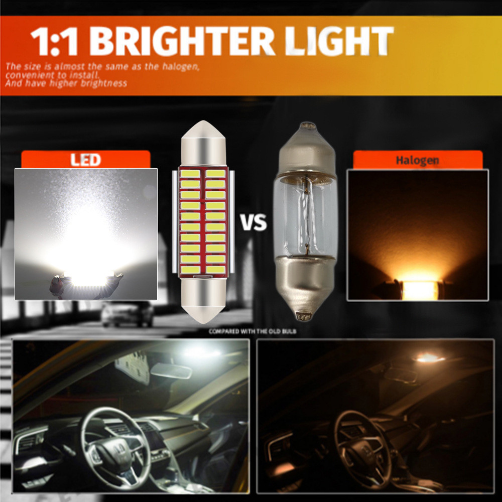 Combo 2 bóng đèn VF3 đèn trần LED  - Trắng nhiều loại cho xe Vinfast