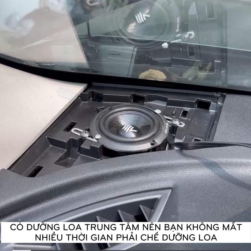 Combo kèm dưỡng loa Loa trung tâm, Loa Mid cho ô tô Walker VMM35 CAR AUDIO LOUDSPEAKER Hàng Cao cấp