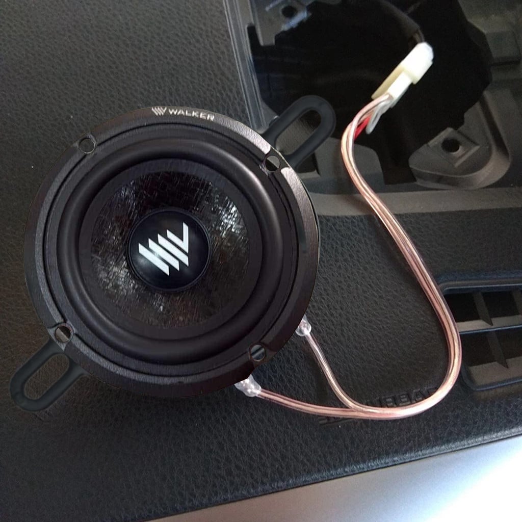 Combo kèm dưỡng loa Loa trung tâm, Loa Mid dành cho Toyota Cross hãng Walker VMM35 CAR AUDIO kèm phụ kiện Hàng Cao cấp