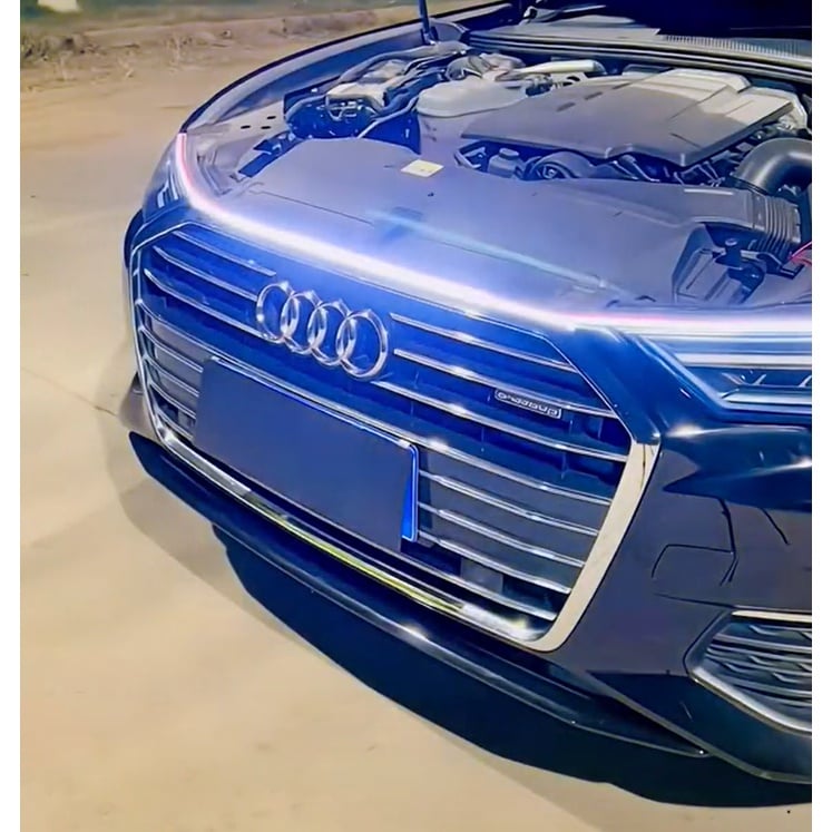 Dây đèn led chạy đuổi dán nắp capo độ đèn xe đơn giản chất lượng cao