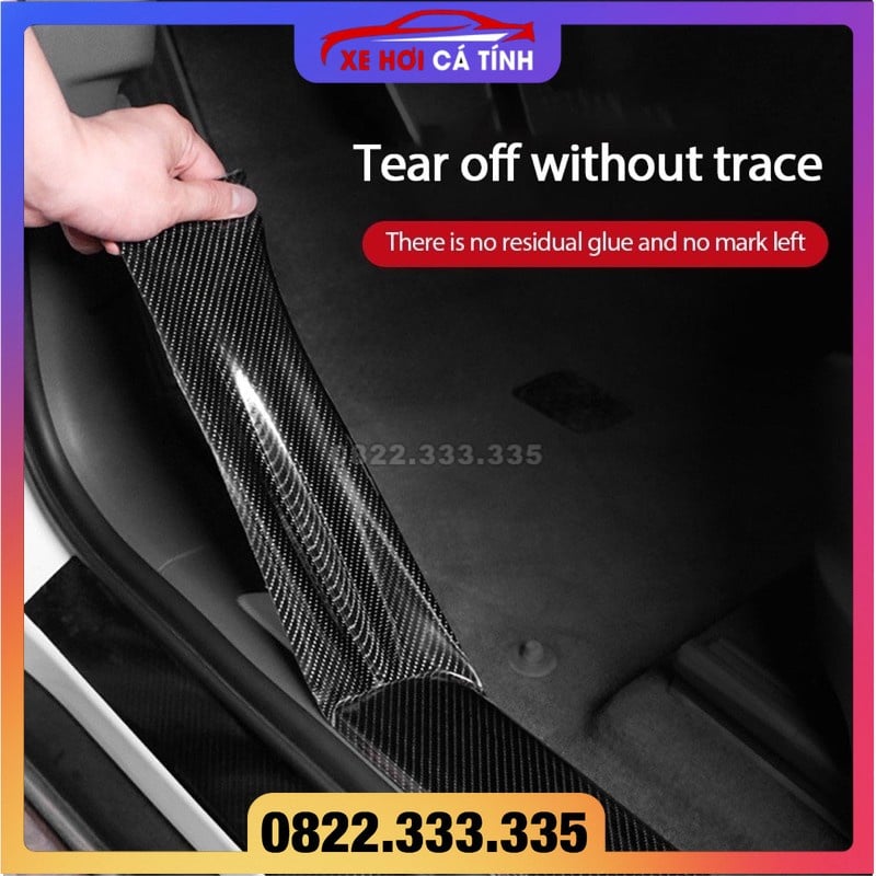 Decal Nano 6D Dày - Dẻo Đa Năng, Chống Thấm, Chống Trầy Xước Cuộn Dài 2 Mét - Vân carbon hiệu ứng chiều sâu cực đẹp