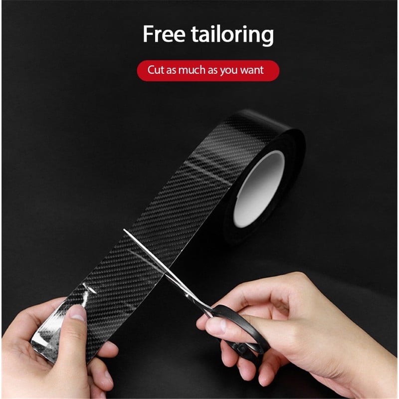 Decal Nano 6D Dày - Dẻo Đa Năng, Chống Thấm, Chống Trầy Xước Cuộn Dài 2 Mét - Vân carbon hiệu ứng chiều sâu cực đẹp