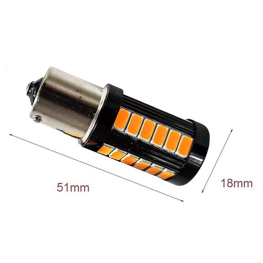 Đèn Led 1156 Py21W Bau15S 33 Smd 5630 5730 Cho Xe Ô Tô Sửa chữa đèn phanh, đèn lùi ô tô