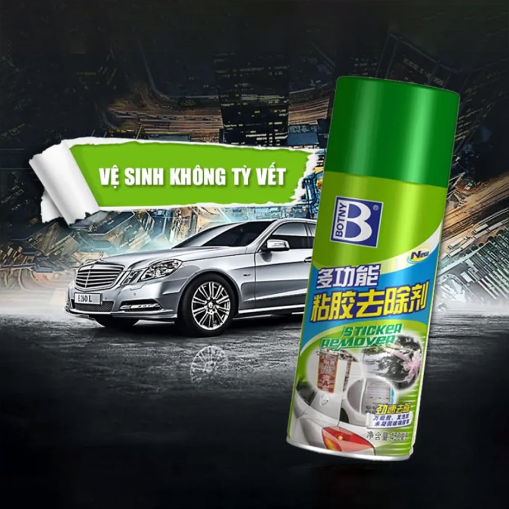 Dung dịch tẩy keo băng dính, bám bẩn nhựa đường, tẩy keo 3M thương hiệu Botny, Flamingo chất lượng tốt