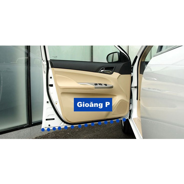GIOĂNG CAO SU CHỮ P DÁN CỬA XE HƠI, Ô TÔ CÁCH ÂM CHỐNG ỒN NGĂN BỤI