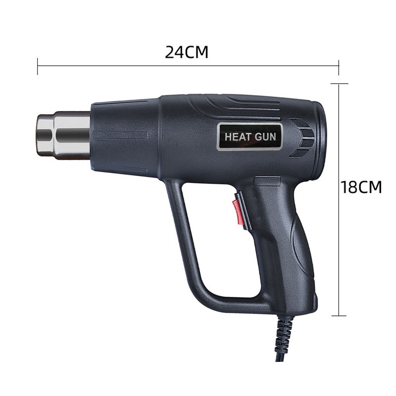 Máy khò nhiệt,Máy khò nóng cầm tay súng khò nhiệt màng co dán decal trang trí giỏ quà C62 Khò nhiệt cầm tay