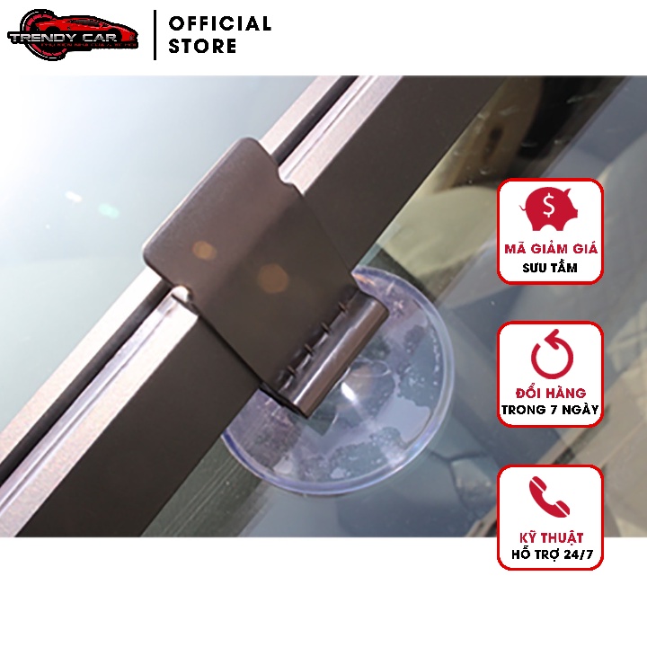 Rèm chắn nắng rèm che nắng ô tô thông minh | Rèm chắn nắng dạng mành phản quang chống sáng trendyhome car care