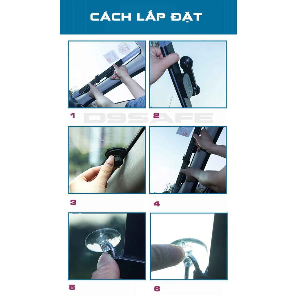 Rèm mành phản quang chắn nắng cho Ô tô Che nắng kính lái rộng 65 cm dài 1,2 m và tuỳ thuộc