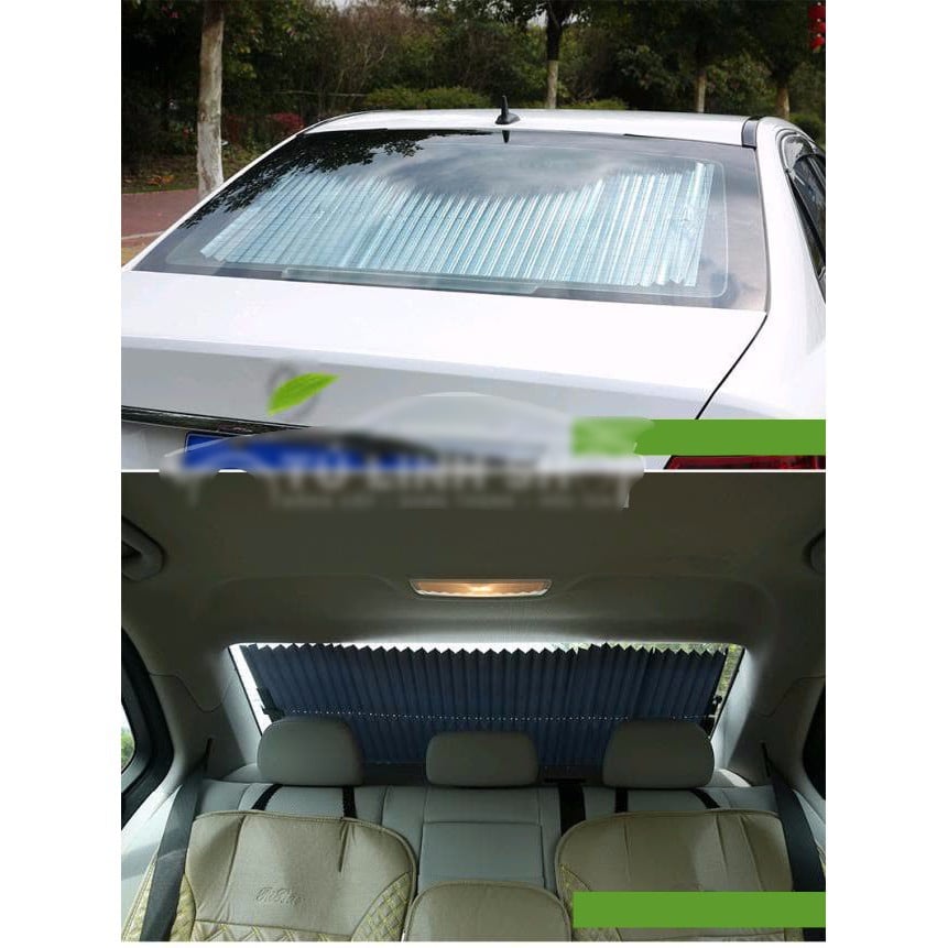 Rèm mành phản quang chắn nắng cho Ô tô Che nắng kính lái rộng 65 cm dài 1,2 m và tuỳ thuộc