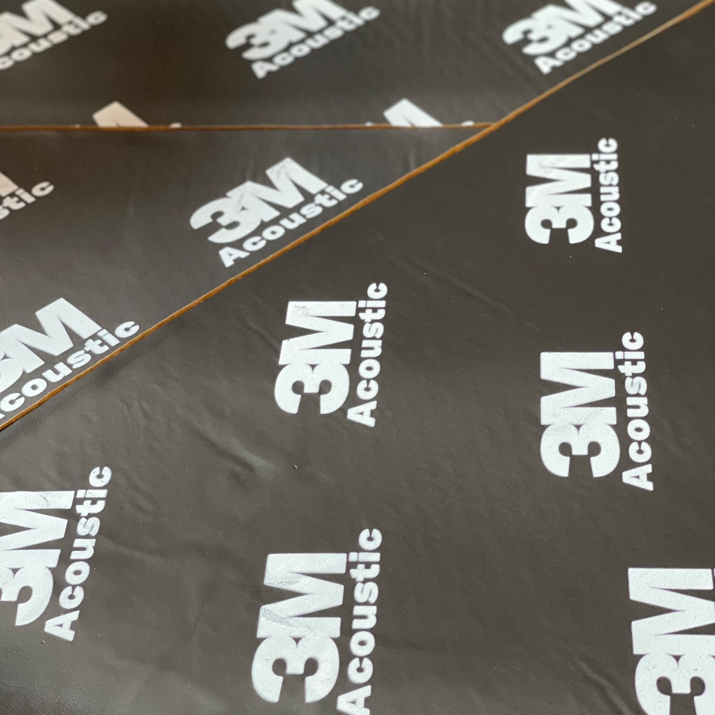 Tấm chống ồn ô tô 3M Acoutis 3 lớp màu đen siêu cách âm. Tấm cách âm 3M 80x46 cm. Hàng nhập khẩu