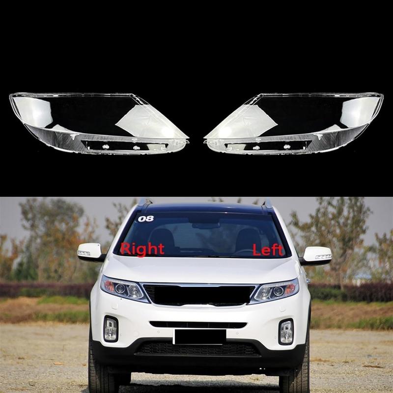 Vỏ đèn pha KIA Sorento, Mặt nạ đèn che trong suốt, Thích hợp cho đèn pha ô tô, Tương thích với Kia Sorento, Vỏ đèn, Mặt nạ