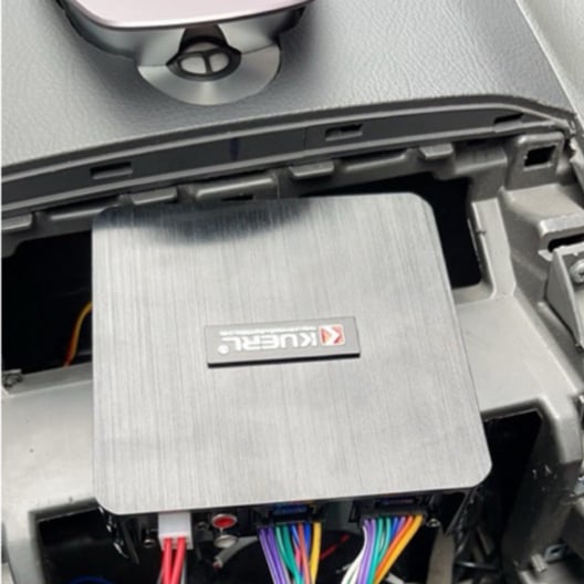 DSP Bộ khuếch đại âm thanh kèm Amply 8 kênh dành cho màn android ô tô cắm dắc zin KUERL