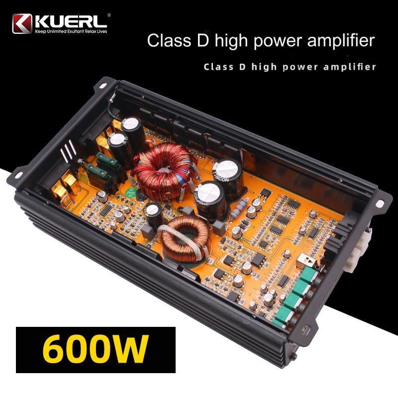 DSP 600W Cho Sub Hơi Bộ Khuếch Đại Âm Thanh Ô Tô Kênh Đơn chuyên dụng cho loa sub hơi công suất 600W Kuerl K-600.1D