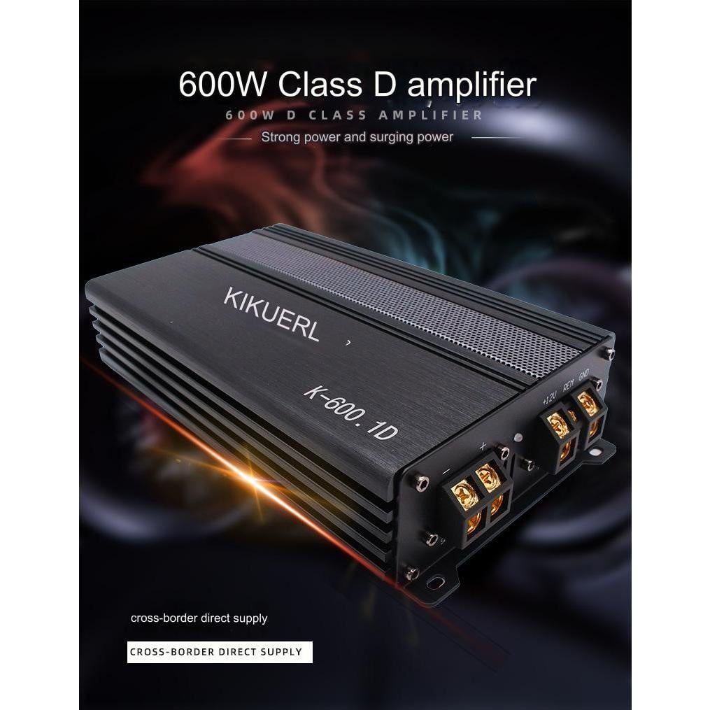 DSP 600W Cho Sub Hơi Bộ Khuếch Đại Âm Thanh Ô Tô Kênh Đơn chuyên dụng cho loa sub hơi công suất 600W Kuerl K-600.1D