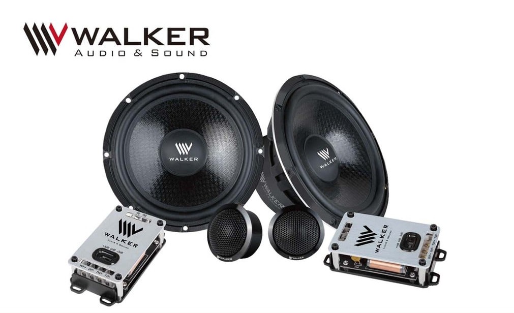 Loa cánh Ô tô Walker VM 602 Loa (phân tần) 2 chiều 6.5 inch chính hãng màng carbon hàng cao cấp 2-Way Component System