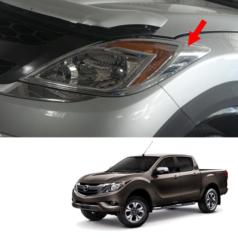 Vỏ đèn pha Mazda BT50, chất liệu nhựa trong suốt, dành cho Mazda BT50, sản phẩm chất lượng cao, có lớp phủ đặc biệt bằng gốm cao cấp, cung cấp khả năng chống mài mòn và lão hóa đặc biệt, đồng thời đảm bảo độ bền lâu dài.