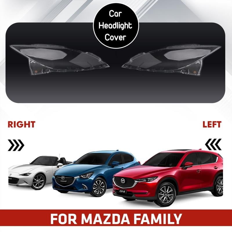 Vỏ đèn pha Mazda, vật liệu nhựa trong suốt, được thiết kế và sản xuất đặc biệt để thay thế vỏ đèn pha ban đầu trên các mẫu Mazda