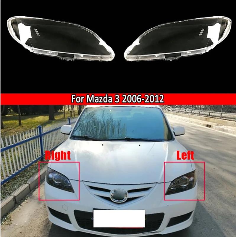 Vỏ đèn pha Mazda3 Vỏ đèn pha chất liệu Mica dành cho ô tô, sản phẩm chất lượng cao, bao gồm một lớp phủ đặc biệt bằng gốm cao cấp