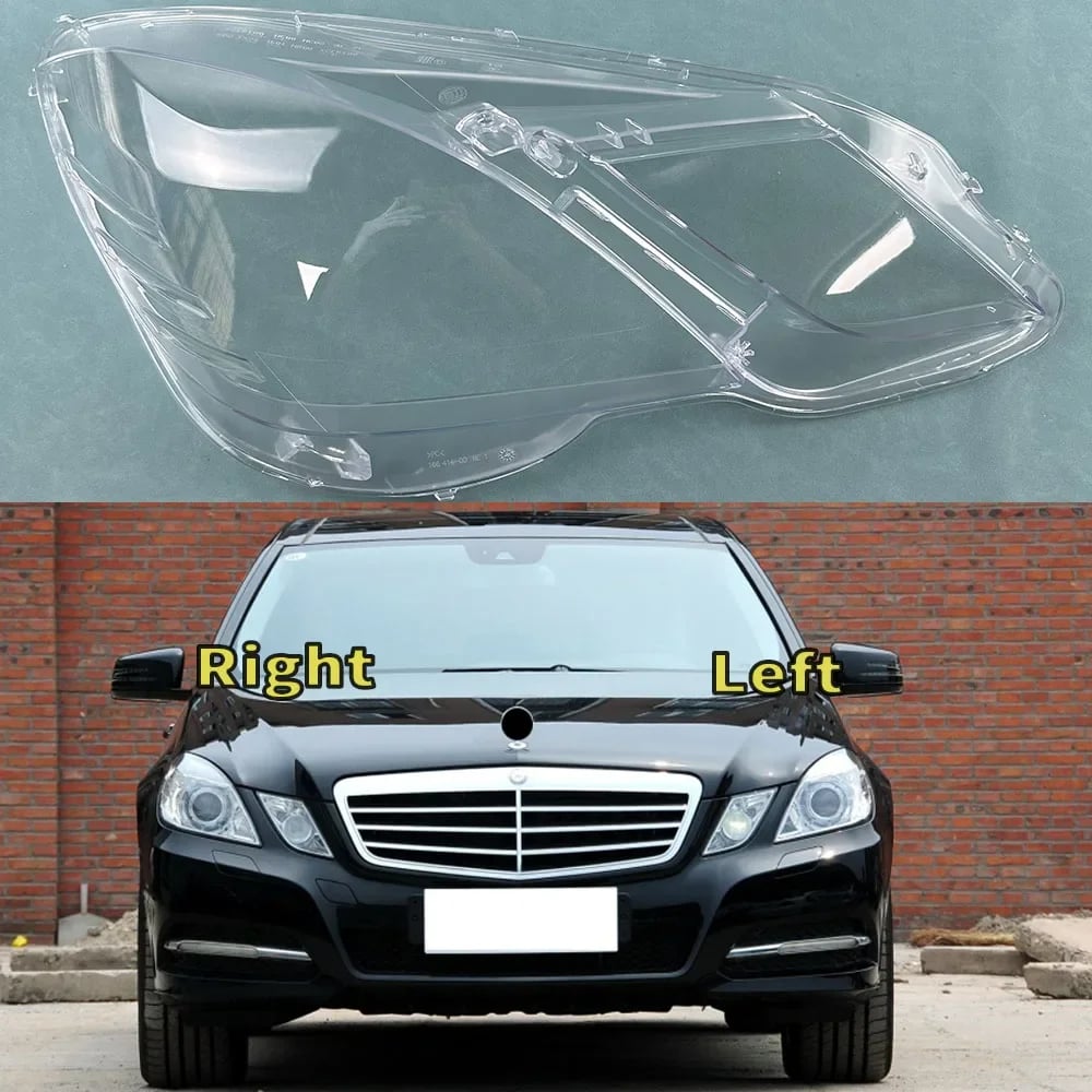 Vỏ Đèn Pha Mercedes Benz E-Class W212 2009 2010 2011 2012 Và 2014, 2015 Ống Kính Đèn Pha thay thế headlamp covers