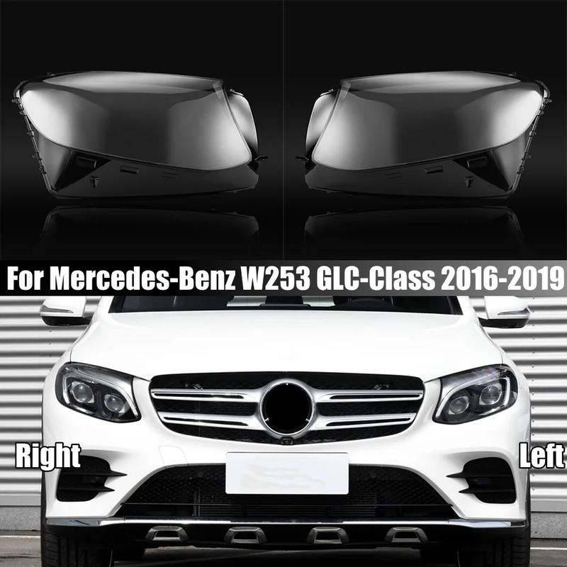 Vỏ đèn pha Mercedes Benz GLC Class W253 X253 Chụp Đèn Pha Trước Ô Tô, Vỏ Kính Đèn Chùm, Vỏ Đèn, Cho Mercedes Benz GLC Class W253 X253 GLC200 GLC260 GLC300, Năm 2016 Đến 2019