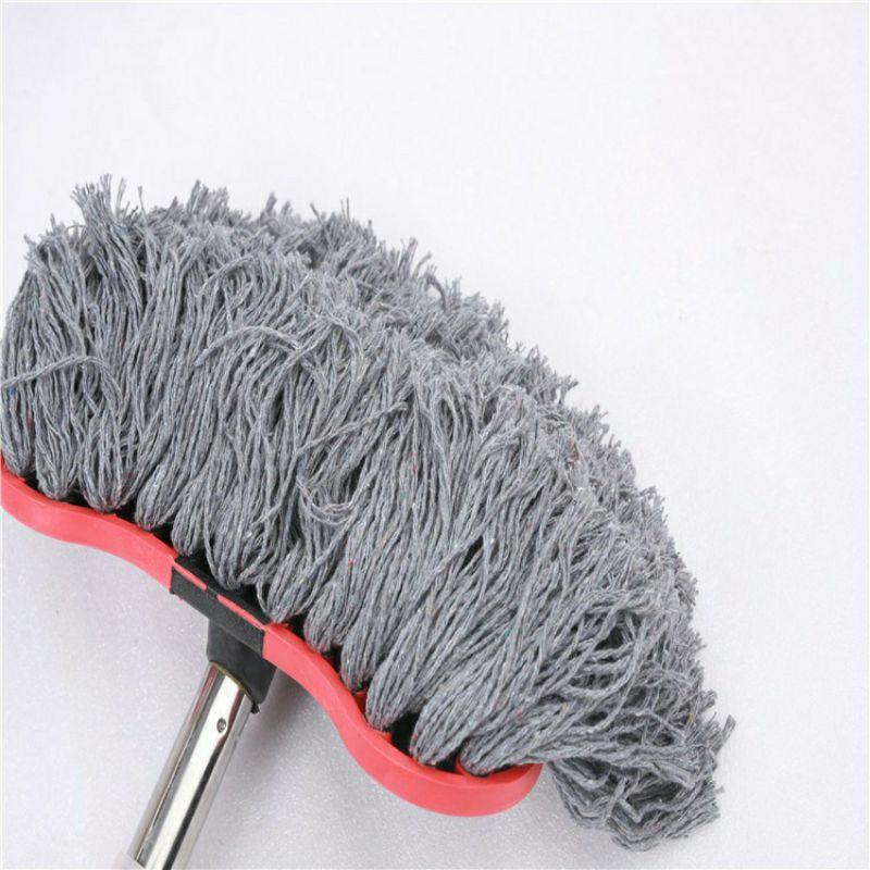 Chổi rửa xe chuyên dụng bông mềm màu xám cán dài bán buôn giá rẻ