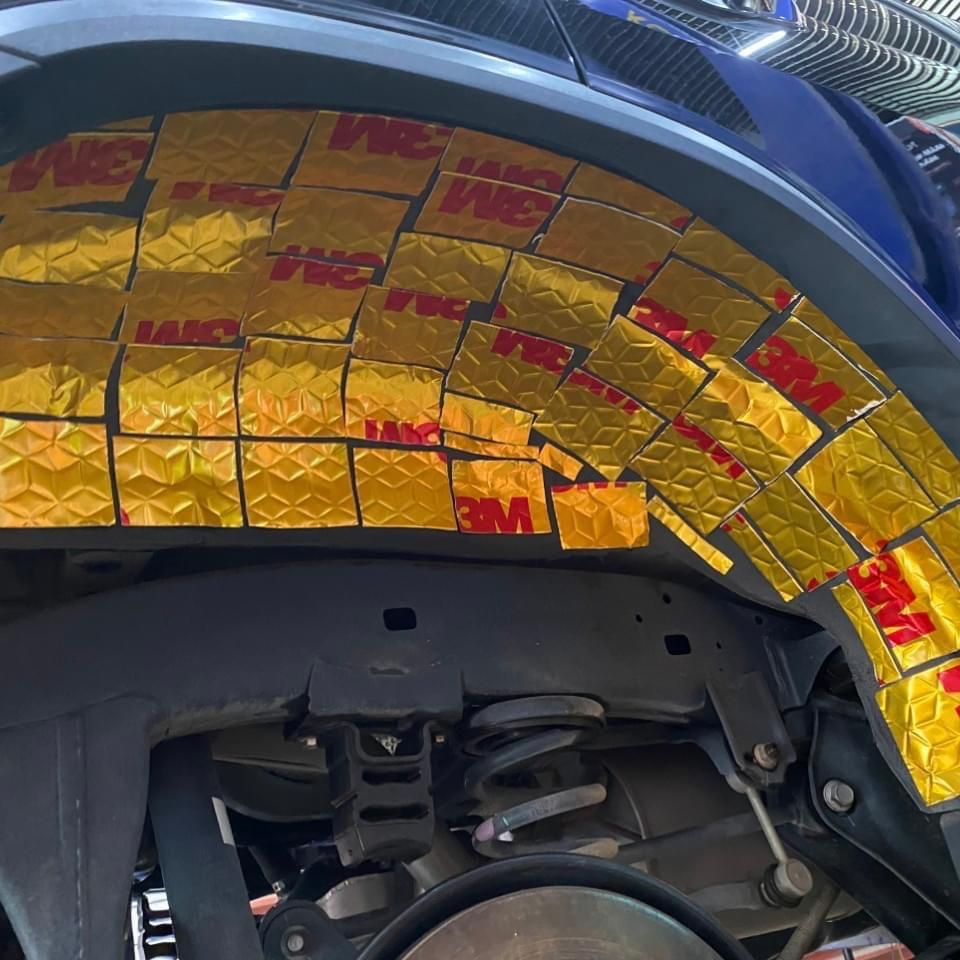 Combo 2 tấm cách âm 3M 2 lớp cao su non dày 3mm Phụ kiện chống ồn ô tô cao cấp