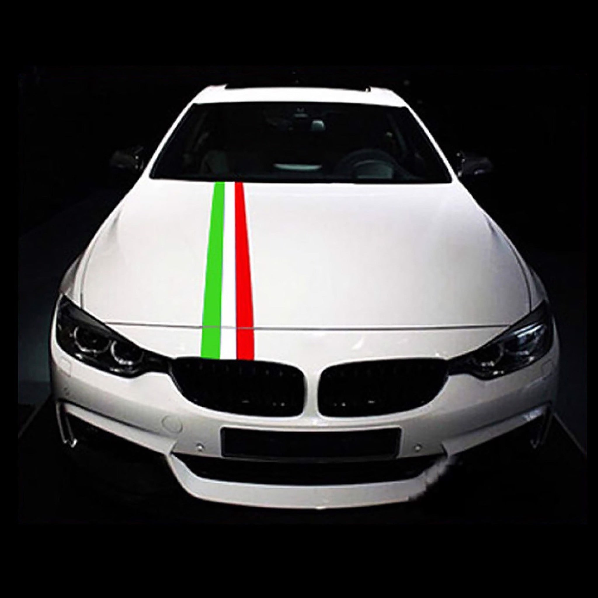 Cuộn 3m Decal Dán Trang Trí Hình Lá Cờ Ý Cho Xe Hơi