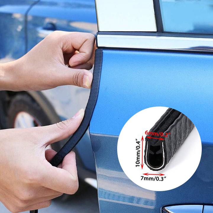 Cuộn combo 15 mét Gioăng u Lõi Thép - Chống Va Đập, Cách âm Chống ồn cánh cửa ô tô