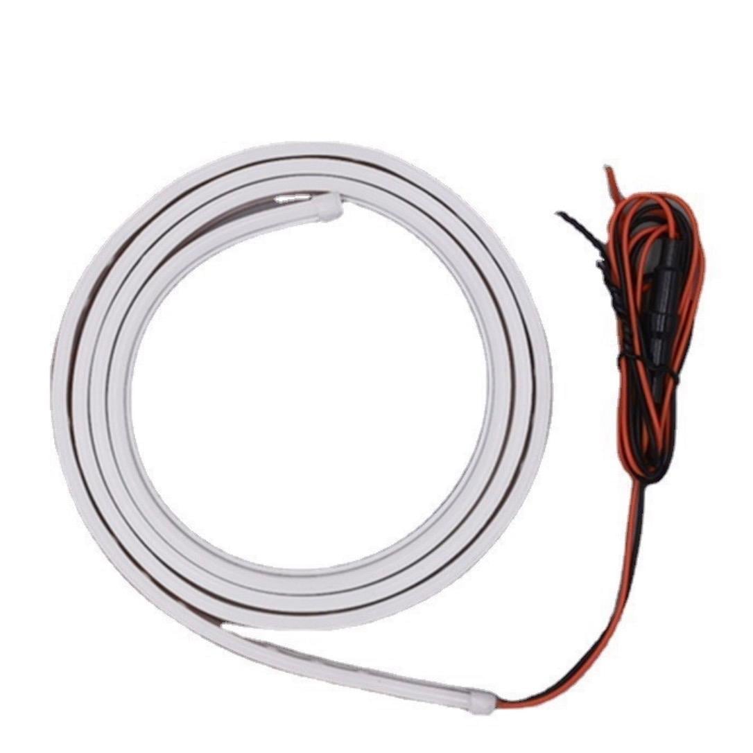 Dải led ánh sáng đèn daylight 12v phù hợp dán capo cốp xe hiệu ứng ánh sáng tích hợp khi bật điện