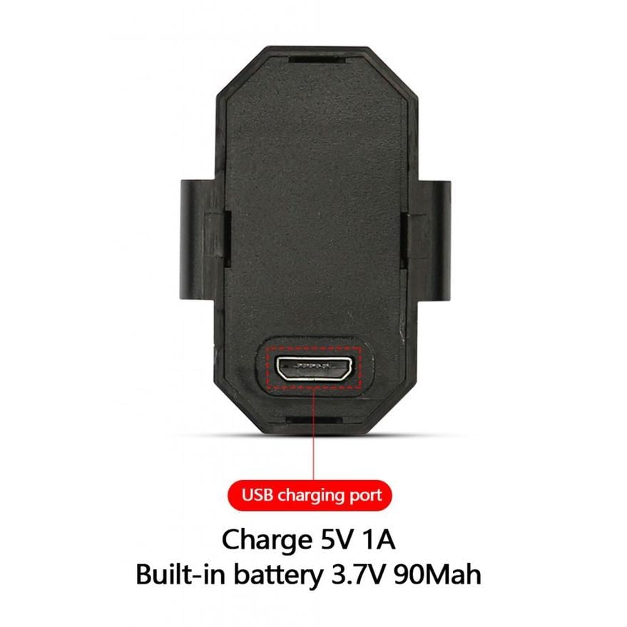 Đèn Nhấp Nháy trang trí Ban Đêm 7 Màu Sắc nhiều chế độ Gắn Xe Máy, Ô tô, Máy Bay đồ chơi Điều Khiển Từ Xa