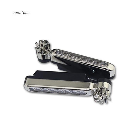 Bộ 2 Đèn LED Chạy Bằng Năng Lượng Gió Dành Cho Xe Hơi và Xe Mô Tô phát sáng không cần điện có băng keo hãng 3M siêu dính