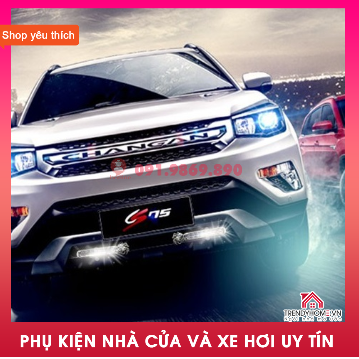 Bộ 2 Đèn LED Chạy Bằng Năng Lượng Gió Dành Cho Xe Hơi và Xe Mô Tô phát sáng không cần điện có băng keo hãng 3M siêu dính