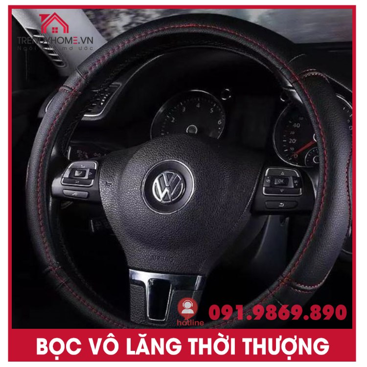Bọc da vô lăng Sparco ô tô thể thao loại tốt bám tay thiết kế đẹp mắt chất liệu da PU