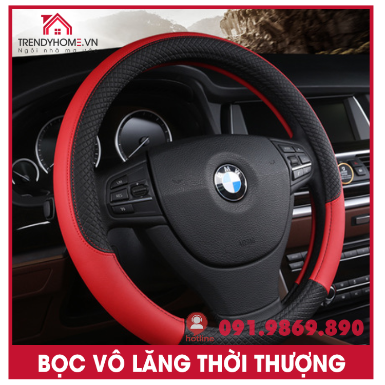 Bọc da vô lăng Sparco ô tô thể thao loại tốt bám tay thiết kế đẹp mắt chất liệu da PU