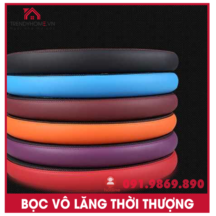 Bọc da vô lăng Sparco ô tô thể thao loại tốt bám tay thiết kế đẹp mắt chất liệu da PU