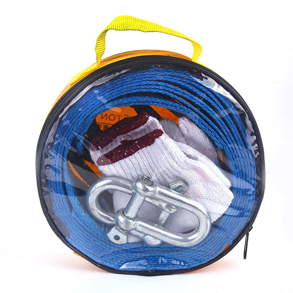 Dây đai kéo ô tô siêu bền loại 3 hoặc 5 mét cáp cứu hộ xe hơi siêu bền tài trọng lớn