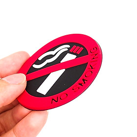 Decal cấm hút thuốc no smoking loại xịn cao su mềm dày dặn phù hợp gắn trên mọi bề mặt,logo cấm hút thuốc