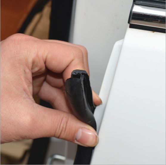 Gioăng ô tô, Gioăng Cột B Nẹp Cánh Cửa Ô Tô - Gioăng Cột B Lõi Thép 1 bộ 2 lắp vừa 2 cửa