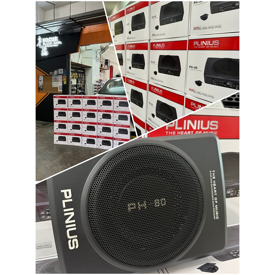 Loa SUB Trầm Gầm Ghế Ô Tô PLINIUS PH-80 biểu tượng của sự xuất sắc trong âm thanh đến từ New Zealand