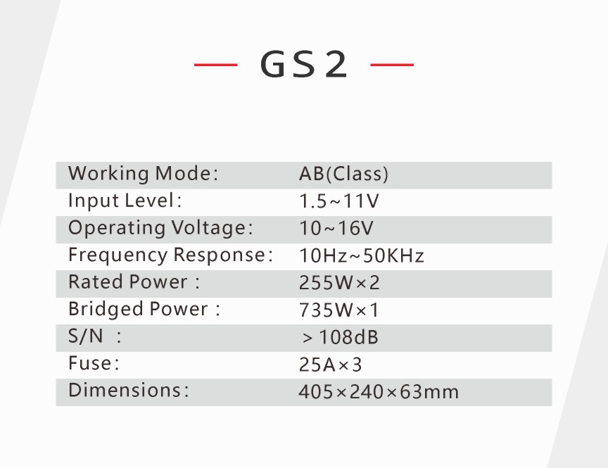 Amplifier Rebec GS2 - 2 Kenh Legend Series Hi-End